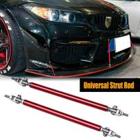 Universalus priekinio buferio lūpų skirstytuvas Spoileris atramos strypo atramos strypas BMW E46 E90 E60 E36 E39 F10 F20 F30 automobiliui 15cm Red black