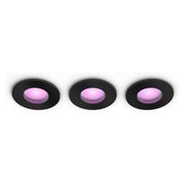 Philips Hue White&Col. Amb. Xamento Einbauspot schwarz 3x4.2W
