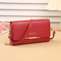 Women's Shoulder Bag Fashion Crossbody Bag Solid Color Bag with Adjustable Strap and Zipper Closure Lightweight Daily Bag for Commuting and Parties 1PC