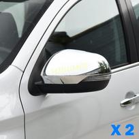 For Mitsubishi Pajero Sport Montero Sport 2016-2025 / L200 Triton - Side Rearview Mirror Covers Wing Cap Glossy Chrome