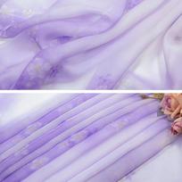 Kinų stiliaus maža kriaušės žiedų dažymo technika šifono audinys „pasidaryk pats“ siuvimo amato cheongsam, hanfu suknelėms, scenos kostiumams 100X140cm