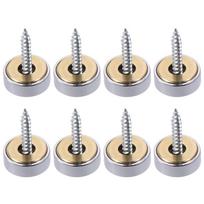 8 vnt. dekoratyviniai varžtai 16mm/18mm/20mm/22mm/25mm veidrodiniai varžtai poliruoto sidabro spalvos dekoratyvinis dangtelis nerūdijančio plieno dangtelio vinis