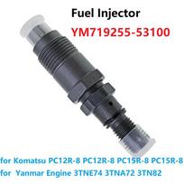 YM719255-53100 Kuro purkštukai Yanmar varikliui 3TNE74 3TNA72 3TN82 3TN66UJ 3TN66L-UT 3TNE74-GB2S 3TNE68-DW PC12R-8 PC15R-8