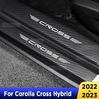 Skirta Toyota Corolla CROSS automobilio durelių slenksčio lipduko apsaugai Decorate 2022 vandeniui atspariam slenksčio juosteliui nuo dulkių Outside 4pcs
