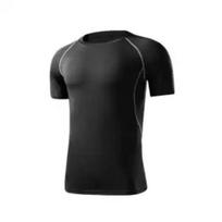Men's Compression Short Sleeve Shirt Quick Dry Fitness T-shirt Sports Training Gym Top S juoda