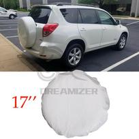 Skirta TOYOTA RAV4 17  automobilių ratų atsarginių padangų padangų dangteliai balti PU oda 31  32  33  vasarinių žieminių padangų saugojimas 17inch