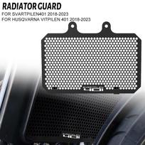 Moto aliuminio priedai Radiatoriaus apsaugos grotelių grotelių apsauginis dangtelis, skirtas Husqvarna 401 Svartpilen 401 Vitpilen Black-NO LOGO