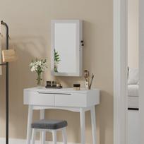 Juvelyrikos spinta, 10 x 37 x 67 cm, Balta, Ehtekapp, SONGMICS JJC051K01, 10 x 37 x 67 cm, Valge