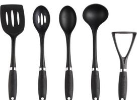 Russell Hobbs virtuvės įrankių rinkinys, 5 dalių, juodas