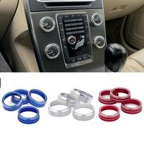 Automobilio oro kondicionavimo sukamasis jungiklis VOLVO S60 V60 XC60 S60 V40 automobiliui. Automobilio oro kondicionavimo šilumos valdymo jungiklio rankenėlė Red AUTO ring