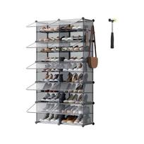 Batai lentyna, SONGMICS LPC035B01, 32 x 83 x 156 cm, Šviesiai pilka, Jalanõude riiul, SONGMICS LPC035B01, 32 x 83 x 156 cm, Savihall