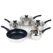 Russell Hobbs puodų rinkinys Easy Strain, 8 dalių