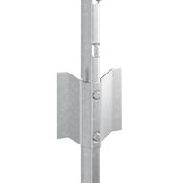 Tvoros stulpai 11 vnt. U-formos 80 cm cinkuoto plieno
