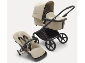 Universalus vežimėlis Bugaboo Fox Cub Desert beige/desert beige/black frame 3in1