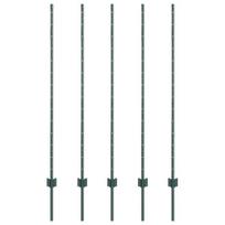 tvoros stulpai 5 vnt U-kanalo žalia 140 cm plienas