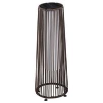 Sodo šviestuvas, rotango saulės lempa, automatinis LED, 21,5 x 21,5 x 61 cm