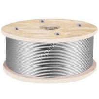 Nerūdijančio plieno trosas 4,8 mm x 152 m, AISI 316 plienas, 1x19 struktūra