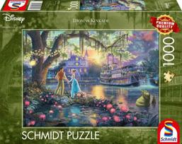 Dėlionė - SCHMIDT SPIELE - DISNEY, Princesė ir varlė - 1000 dalių - Nuo 12 metų