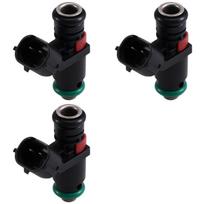3X Kuro purkštukas 03E906031 Fabia Mk1 Ibiza Mk3 VW Polo 9N Cordoba Roomster 1.2 03E906031A 03E906031C 03E906031E juoda