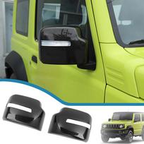 Automobilio galinio vaizdo veidrodėlio korpuso apdaila Suzuki Jimny JB64 JB74 -2023 Keičiami galinio vaizdo šoninių veidrodėlių dangteliai Priedai ABS Chrome