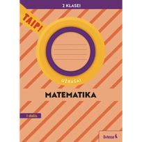 Matematika. Užrašai 2 klasei, 1 dalis (pagal 2022 m. BUP). Serija TAIP!