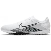 Nike Mercurial Vapor 13 Pro MDS Round Toe Lace-Up Low Top TF Soccer Shoes Men sneaker White Black CJ1307-110 44.5