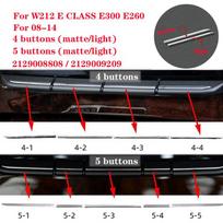 Automobilio salono konsolės oro kondicionieriaus mygtukų apdailos apdaila Mercedes Benz E klasės W212 18-15 AUTO priedai Šviesus 4-1 light