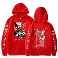 Anime Bungo Stray Dogs Dazai Osamu Nakahara Chuya Hoodies Men Women Harajuku Sweatshirt Unisex Pullover Women Manga hoodies S