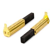 Anglies šepetėlių rinkinys Variklio anglies šepetėlis dulkių siurblio priežiūrai 6.3*11*30MM Atsarginė dalis Patogus pakeitimas CHINA