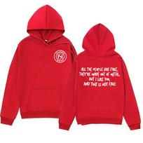 The Young Royals Hillerska Skolan Hoodie Wilhelm and Simon - All The People Are Fake Sweatshirt Men Women Fashion Casual Hoodies S