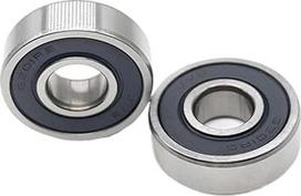 2 vnt. 6201RS 12x32x10 mm giliojo griovelio rutulinių guolių guolių variklio klasės 6201-RS 12 x 32 x 10 mm guolių plieno