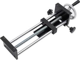 NGARY jėgos matuoklio stovas, 500N rankinis jėgos bandymo stendas, tempimo ir slėgio apkrovos testeris, horizontali eiga 220 mm / 0,79 ", skirtas naudoti pramonėje, prekyboje ir laboratorijoje