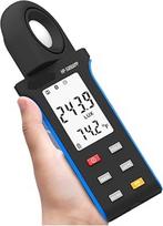 Rankinis skaitmeninis šviesos matuoklis Temperatūros apšviestumo matuoklis "Bluetooth" 1-400000Lux 270° pasukamas LCD ekranas