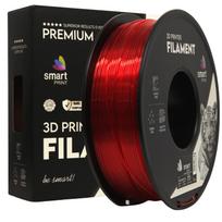 3D Plastikas – Filamentas PETG transparent red | 1.75 mm, 1 kg |  SPrint