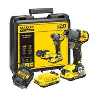 Smūginis veržliasūkis Stanley SFMCF830D2K-QW; 18 V; 2x2,0 Ah akum.