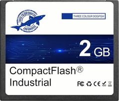 "Dogfish Compact Flash" kortelė 2GB didelio našumo pramoninė CF atminties kortelė su SLC NAND Flash atmintimi, skirta pramoniniams kompiuteriams, CNC mašinoms, seniems fotoaparatams