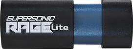 "Patriot Supersonic Rage Lite" 128GB USB 3.2 Gen 1 didelio našumo USB atmintinė, kurios skaitymo greitis iki 120MB/s - PEF128GRLB32U