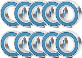 6902RS guolis 10vnt. 15x28x7mm ABEC-3 Hobby Electric RC Car Truck 6902 RS 2RS rutulinis guolis 6902-2RS mėlynas sandarus