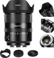 7artisans AF 35mm F1.8 viso kadro fotoaparato objektyvas, suderinamas su "Sony E-Mount" didelės diafragmos "Prime STM Face Eye" automatinio fokusavimo objektyvu, skirtu "Sony E A7R5 R4 R3 M4 M3 Alpha Zv-e10 A5000-A6500 A9 NEX-3
