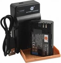 DSTE LP-E6 ličio jonų akumuliatorius ir USB įkroviklis, suderinami su "Canon EOS 5D Mark II III 5DS 5DS R 6D 7D 60D 60Da 70D 7D Mark II III