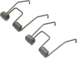 Maža sukimo spyruoklė, sukimo spyruoklė, 10 vnt., 12 x 24 mm, universali elektrinė plaukų kirpimo mašinėlė, atsarginė plieninė spyruoklė, dviguba sukimo spyruoklė