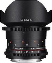 Rokinon Cine DS DS14M-N 14mm T3.1 ED AS IF UMC pilno kadro kinematografijos plačiakampio objektyvas Nikon