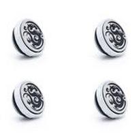 Bitspower Artemis Stop Fitting G1/4 Inch, 4-Pack – white