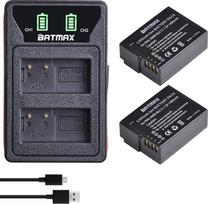 "Batmax" 2 DMW-BLC12 akumuliatorių pakuotė + LED integruotas USB dvigubas įkroviklis, skirtas "Panasonic" DMW-BLC12, DMW-BLC12E, DMW-BLC12PP; "Leica" BP-DC12, BP-DC12-U, 18729, "Leica" V-Lux 4, V-Lux (tipas 114), "Leica Q