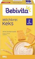 "Bebivita" Pieniškas košės sausainis (4 x 500 g), nuo 6 mėnesių, be pridėtinio cukraus, gero užpildo