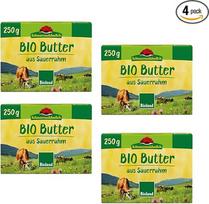 "Bioland" grietinės sviestas 4 x 250 g pakuotėje - ekologiškas Švarcvaldo sviestas, šviežias ir kreminis