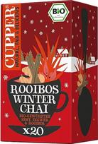 "Cupper" ekologiška prieskonių arbata "Rooibos Winter Chai", "Rooibos" arbata, "Chai" arbata, 20 nebalintų arbatos maišelių, ekologiška, sąžininga prekyba