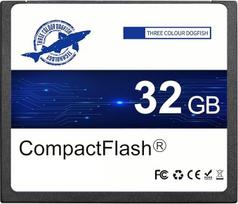 "Dogfish Compact Flash Card" 32GB 400X CF atminties kortelė, skirta profesionaliai fotografijai ir seniems DSLR fotoaparatams