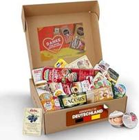 "Genussleben All In One" 800 g pusryčių dėžutė su duona, kava, uogiene, medumi, pyragu, dešra ir kreminiu sūriu, su apsauga