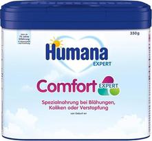 "Humana Comfort" - specialus maistas nuo gimimo, skirtas dietai reguliuoti, nuo dieglių, vidurių pūtimo ir vidurių užkietėjimo, palmių aliejus, pieno milteliai, 1 x 350 g